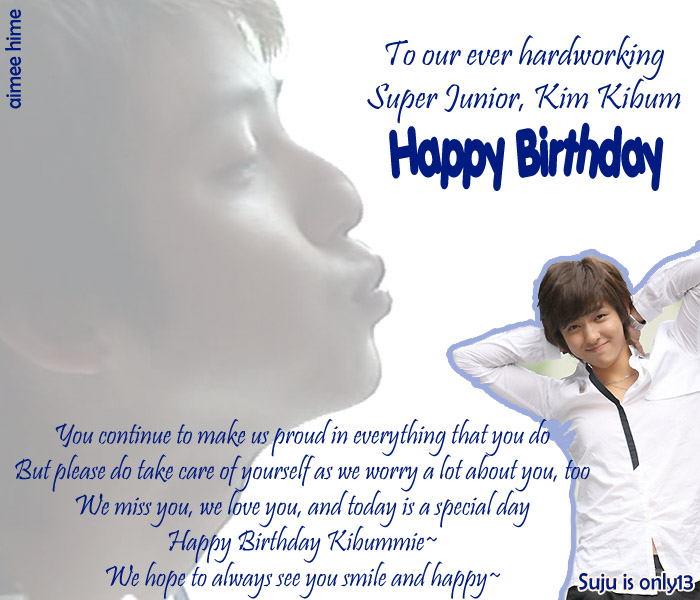 13 Happy Birthday Super Junior S Kim Kibum Page 2 K Pop Soompi Forums